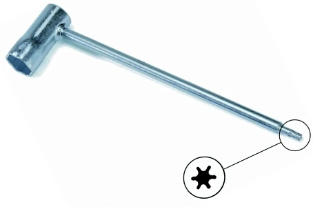 Ключ свечной комбинированный | 19 мм + TORX 27