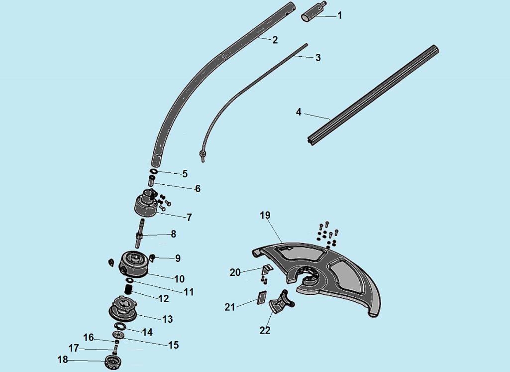 Запчасти для триммера электрического чемпион ет 1203а. Триммер чемпион 1003а привод схема. Схема штанги мотокосы чемпион т 261. Вал нижней штанги для триммера чемпион ет1003а.