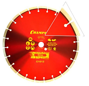 Диск алмазный Чемпион | ST Concremax 300х25.4мм старый бетон