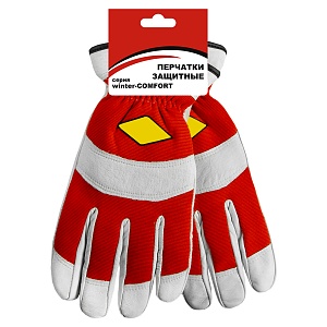 Перчатки  winter- СOMFORT кожа | утепленные X L | для техники Чемпион
