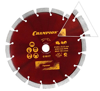 Диск алмазный Чемпион | PRO Marathon 230х22мм универсальный